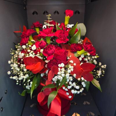 Flowerbox „Czerwona Klasyka Premi...