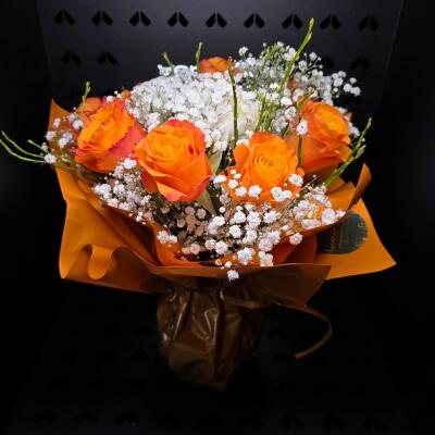 Bukiet „Pomarańczowy Blask”