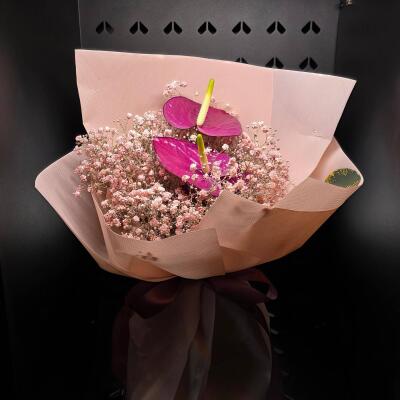 Różowy Minimalizm – bukiet