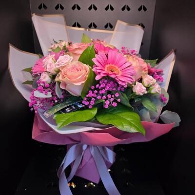 Różowy Gest – bukiet